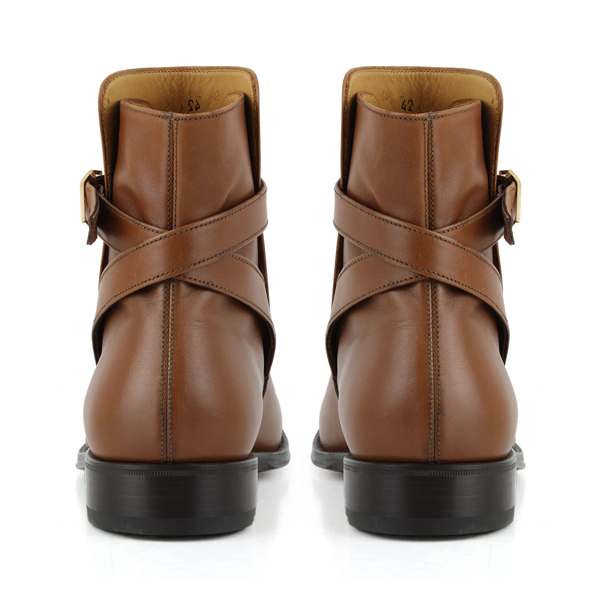 1213 Rossano Ankle Boot <br> Calfskin Leather Brown